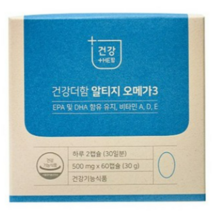 함소아제약 건강더함 알티지오메가3 (30일분), 60정, 14박스