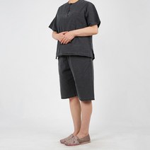 여름 개량한복 계량한복 생활한복 활동복 잠옷 저고리 반팔+반바지 2피스 셋트 / 반달세트