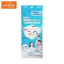 대박이네 하이가드 식약처인증 KF-80 방역마스크 대형 60개/90개/100개, 60개, 화이트