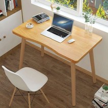 SET 상품_ DIY 책상 의자 공부 독서실 학원 서재 컴퓨터 노트북 보조 책상 1인용 테이블 조립식 간이, 베이지 의자 SET
