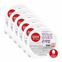 햇반 귀리흑미곤약밥 150g 6개, 단품