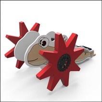 NUNUBITEL_마찰력과 오프로드 망둥어 로봇 만들기키트 과학놀이 시간준비물 교구 학습 만들기 로보트만들기 상자_NUB누비텔레숍, 옵션이없는_단일품목입니다