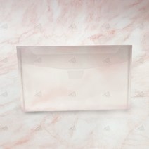 마스크 여행지갑 외국 지폐 현금 투명 PVC 봉투 1P