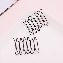 PK글로벌 1+1 3초 잔머리 해결 머리핀 구렛나룻 목뒤 앞머리 고정핀 4개입, 1+1 (4개입)