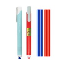 유미상사 유미 6.8mm 포켓 컬러색연필 채점용 샤프식 색연필, 본체 색연필-파랑