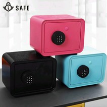 아이엘금고 가정용 미니 저금통 소형 금고 iLS-2418, 블랙