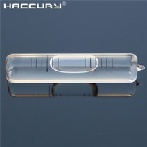 레이저 레벨기 디지털 각도 HACCURY 투명 유리 레벨 버블 미니 튜브 앰플 측정기, 06 11x54(60sec)