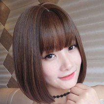 마틸다 칼단발 숏컷 가발 금발 단발 통가발, 본상품선택, 그레이