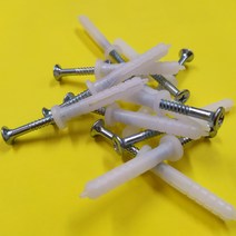 (유진코) 칼브럭 6 x 5 200개 1갑 콘크리트 플라스틱 앙카 피스 스크류 나사못