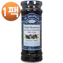 Saint Dalfour 블루베리 잼 무설탕 284g, 1팩