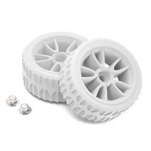 Cooler Wheels 교체 부품 8.9cm(3.5인치) 화이트 휠 Igloo 28쿼트 및 52쿼트 바퀴 포함 2팩 5532552558