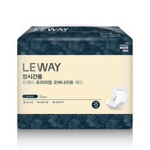 르웨이 성인용기저귀 프리미엄 오버나이트 라운드형 25매, 3팩