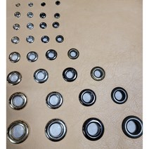 3호 아일렛/하도메 4가지컬러 30set (가죽공예장식), 청동