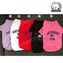 개플룩 강아지 커플룩 강아지옷 시밀러룩 티셔츠 커플옷, XL, 부모 레드