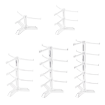 [FreeManner] 엔틱 디자인 안경 선글라스 투명 아크릴 진열대 거치대 받침대 1단 2단 3단 4단 5단 택1