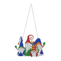 펜던트 수제 선물 라인 석 diy 장식 매달려 아플리케 키트 휴일 창 및 문, 22x17cm., 수지 드릴, AA842.