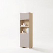 한샘 티오 일반책장 고급형 5단 60cm (컬러 택1), 화이트/오크/그린(J)