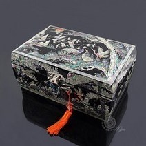 나전칠기전통자개함/고급보석함장신구/화장대소품장식, 13)팔각보석함大(송학)