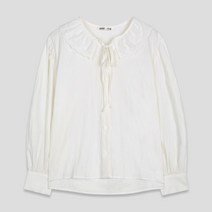 미쏘 [◾이월특가◾]레이스 카라 리본 블라우스 MIWBLC103G