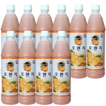 청솔 오렌지 음료베이스 835ml / 과일원액, 10개