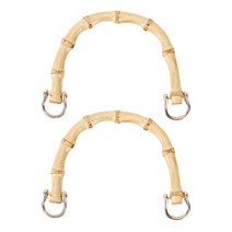 캐리어 백팩 가방 여행용 패션 바퀴 여자 지갑과 손 가방에 대 한 4pcs 골드 대나무 핸들 DIY 가방 만들기 교체에 U 모양 핸드백