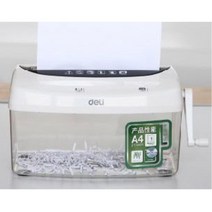 미니 강력 문서 수동 세단기 꽃가루 종이 파쇄기 카드 CD 세단기, 델리9935세단기(블랙)