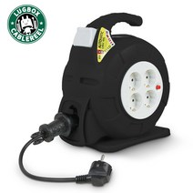 러그박스 LUG-GZ10 오토릴 10M 15M 20M캡형 중 택1 블랙 1.0SQ 다용도 캠핑 연장 릴선, 01. 오토릴 10M블랙