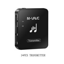 Lekato Cuvave Wp-10 2.4G 무선 이어폰 모니터 송신기 수신기 시스템 지원 스테레오 모노 전화 녹음 M-Vave M8, M- 1 Pc Transmitter