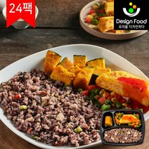 [디자인푸드]맛남주의 맛난식탁도시락 퀴노아영양밥&오믈렛 6팩/12팩/18팩/24팩 냉동도시락, 24팩