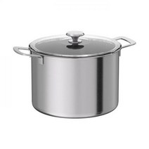 이케아 HEMKOMST 헴콤스트 냄비+뚜껑 스테인리스 유리 10L/조리/주방용품/인덕션/곰솥, 스테인리스_905.131.47