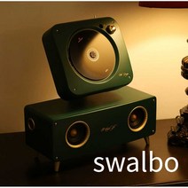 swalbo CD플레이어 워크맨 레트로 감성, 우드
