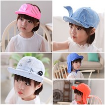 국산고급모자 남은수량 유아 아동 여름 썬캡 예쁘고
