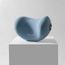 자동차 요추 지지대 머리 받침 목 베개 범용 소프트 카 메모리 폼 백 지원 쿠션 시트 여행 릴렉스 헤드 허리 자동차 키트, 헤드레스트-블루