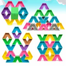 키즈비전 소프트브이블럭 42p 블럭교구 쌓기놀이, 단품없음