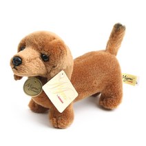 두바이_미니샵_미요니 닥스훈트 인형-21cm 장난감 봉제완구 강아지 선물용 동물++mingpin*