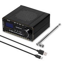 ATS-20 SI4735 풀 웨이브 밴드 라디오 수신기 FM AM (MW & SW) SSB (LSB USB) 상업용 햄 커버, 한개옵션0