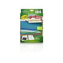 Crayola 세탁 가능한 드라이 지우개 여행용 팩 아동용 화이트보드 만 4 5 6 7세, 5 Piece Set, White