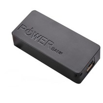 파워뱅크 자작배터리 캠핑용배터리 보조베터리 케이스 5V DIY 2*18650 배터리 스토리지 상자 홀더 충전 아, 04 Black