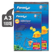 폼텍 컬러잉크젯 전지 A3 FP30570 100매-폼텍라벨지