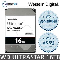 WD UltraStar 무상 5년 기업용하드, 16TB, SAS HC550 16TB