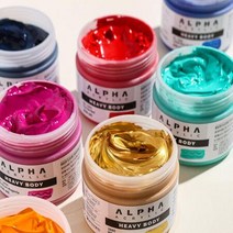 알파 고점도 헤비바디 아크릴물감 250ml 2360 A Cobalt Blue (HUE), 상세페이지 참조