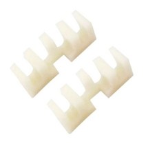 2 피스 배드민턴 라켓로드 스프레더 어댑터 어태치먼트 라켓 스트링 머신 도구, [01] White