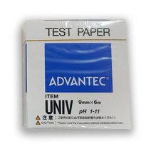 일본산 ADVANTEC pH 테스트 페이퍼/롤타입 pH 1-11 9mmx6m