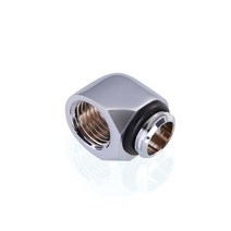 Bykski G1/4 90도 회전 팔꿈치 역방향 피팅 컴퓨터 물 냉각 구축 B-D90, 07 Silver