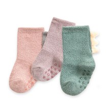유아 아기 공룡 풋워머 수면 양말 어린이 미끄럼방지 기모 발토시
