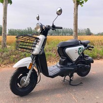 50cc 스쿠터 전기 오토바이 전동 미니 배달용 소형, 노란색