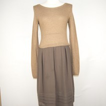 277.막스앤코 정품 보트넥 긴팔 니트원피스/여성 US2