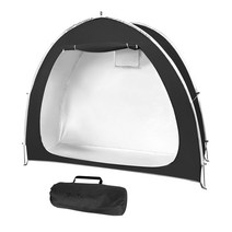 BriSunshine 방수 및 자외선 차단제 자전거 텐트 휴대용 초경량 텐트 캠핑 가든 야외 도구, 검정