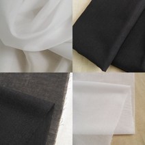 실크심지 실크 접착심지 실크심, 흰색