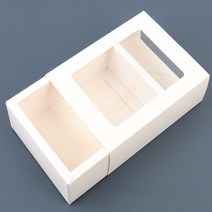 선물포장 답례용 창문형박스 선물상자 중 - 화이트